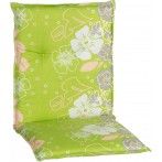 Baha virágmintás párna alacsonytámlás székhez világos zöld 101x50x6cm 6500 - 1