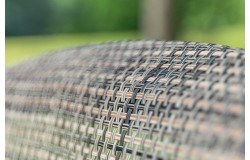 Maui kávézó szék bambusz mintás alumínium vázzal