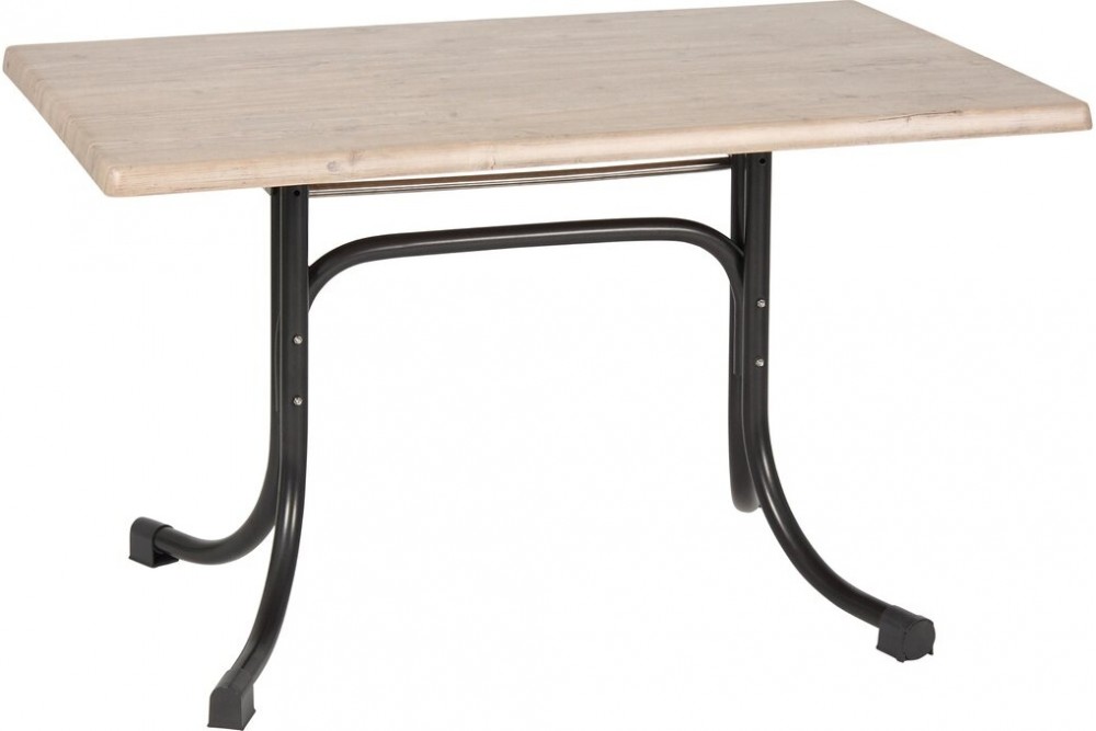 Összecsukható bisztró asztal 120x80cm antracit-natúr (topalit) 89900 - 1