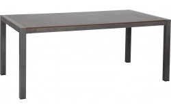 Kültéri étkező asztal alumínium váz HPL asztallap 180x80cm antracit 349900 - 1