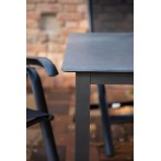 Kültéri étkezőszett 160x90cm asztal 4db összecsukható szék alumínium-topalit antracit 519500 - 9