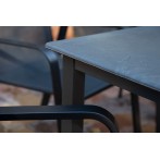 Urban kültéri étkezőszett 160x90cm asztal 4db rakásolható szék alumínium-topalit 499500 - 5