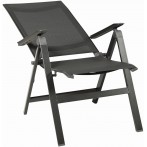 Urban kültéri étkezőszett 160x90cm asztal 4db összecsukható szék alumínium-topalit antracit 479500 - 12