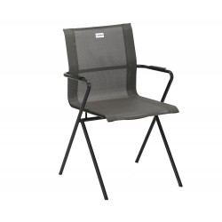 Alpha kültéri rakásolható kartámaszos szék