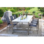 Auris kihúzható étkező asztal 180-248cm rozsdamentes váz-HPL 538900 - 5