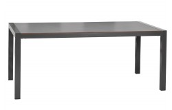 New Jersey kültéri étkező szett alumínium váz 180x80cm HPL asztal 4 rakásolható szék 584900 - 4