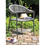 Brooklyn kültéri alumínium vázas kötélfonatos bisztó szék 56900 - 2