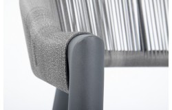 Brooklyn kültéri alumínium vázas kötélfonatos bisztó szék 56900 - 4