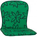 Bally virágmintás zöld párna alacsonytámlás székhez 80x44x4cm 4490 - 1