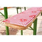 Sörpad párna és terítő piros kockás (220x70cm méretű asztalhoz) 9500 - 2