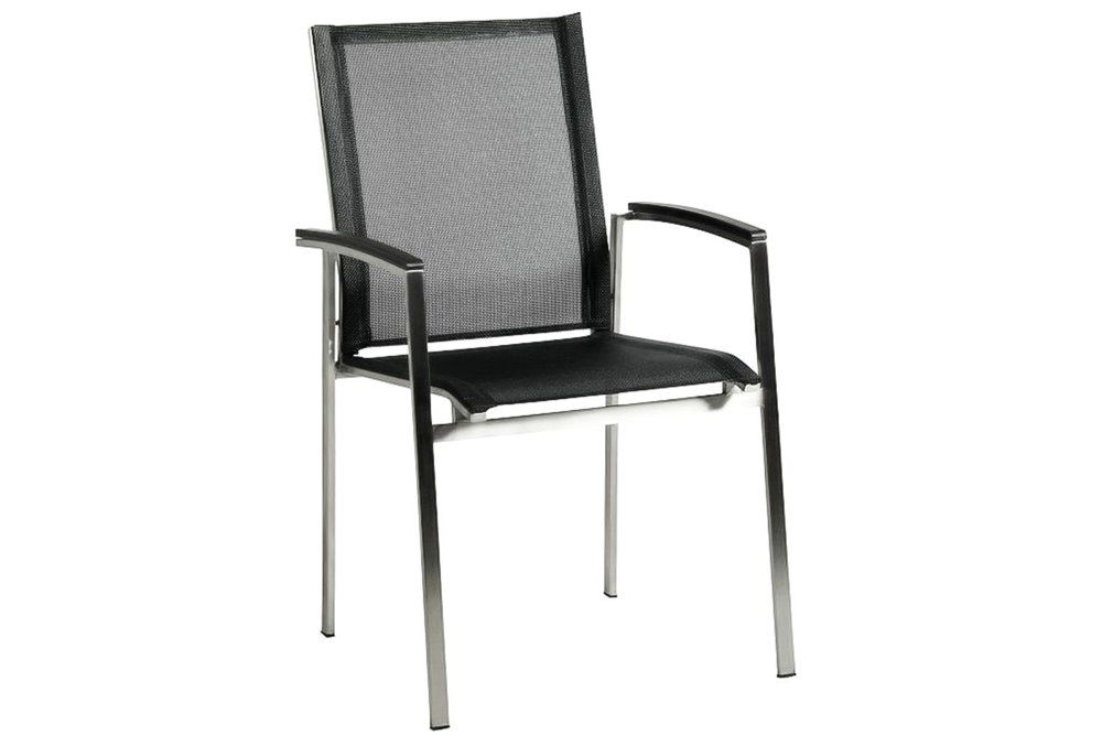 Auris kültéri rakásolható rozsdamentes szék karfával 64900 - 1