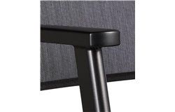 Acatop rakásolható alacsonytámlás alumínium szék antracit-fekete 46900 - 4