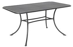 Astor kültéri 145x90 cm asztal és szék garnitúra időjárásálló (acél) 295500 - 3