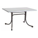 Összecsukható bisztró asztal 110x70cm antracit-inox (topalit) 76900 - 1
