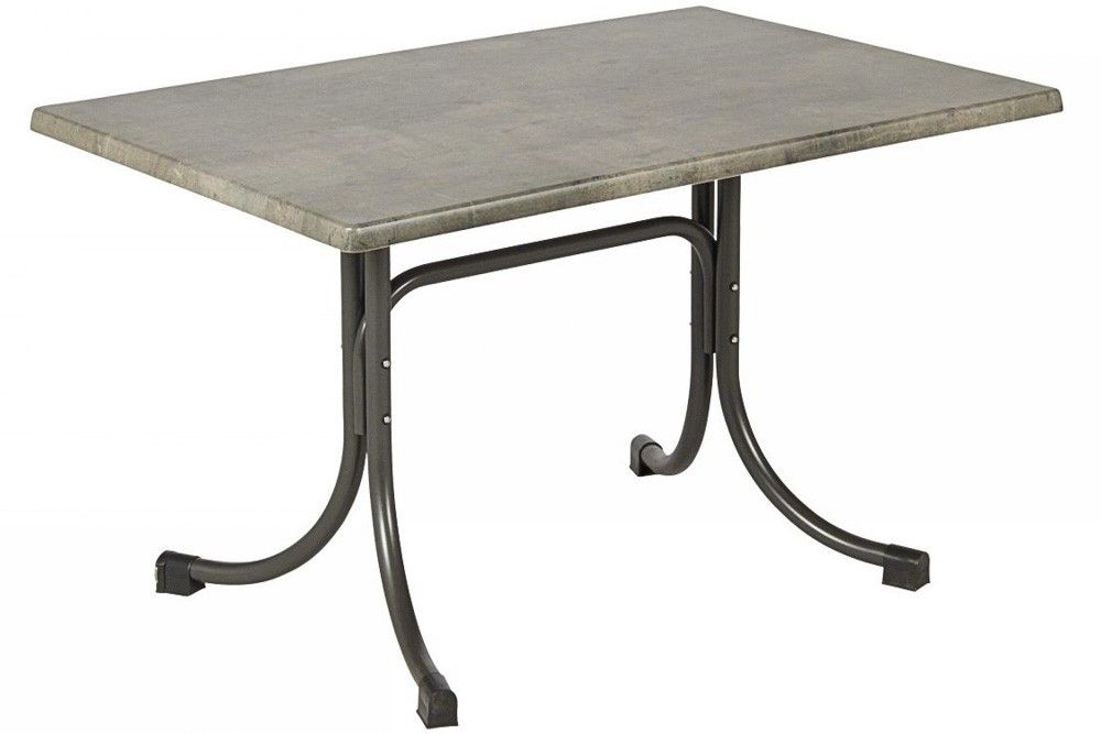 Összecsukható bisztró asztal 120x80cm antracit-kőszürke (topalit) 89900 - 1