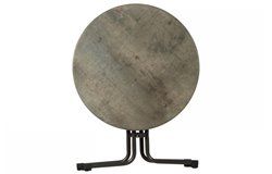 Összecsukható kerek bisztró asztal 80cm antracit-kőszürke (topalit) 69900 - 3
