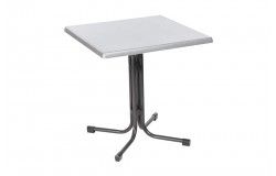 Összecsukható bisztró asztal 70x70cm antracit-inox (topalit) 69900 - 1